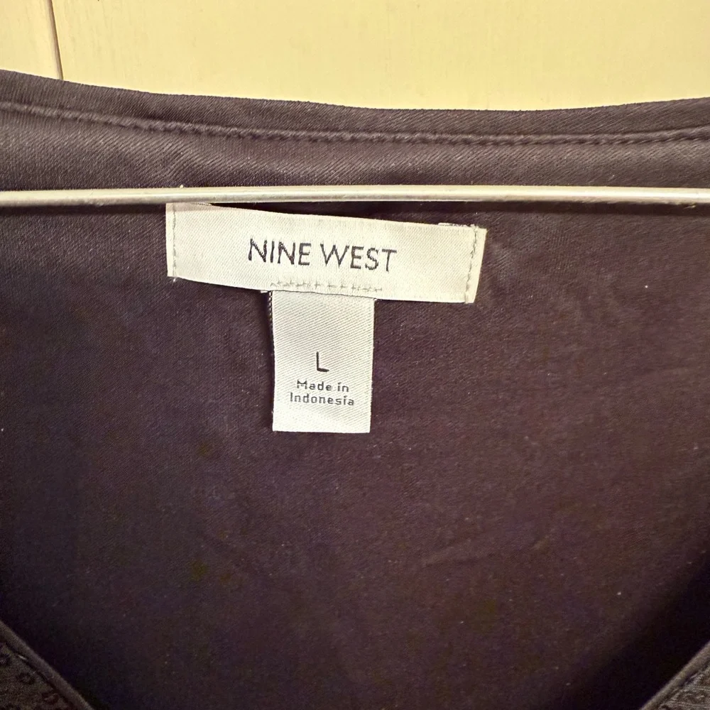 Nine West Black Sequin Tank Top - Picture 3 of 3